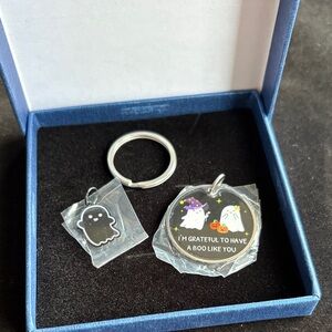 Halloween Ghost Keychain Set